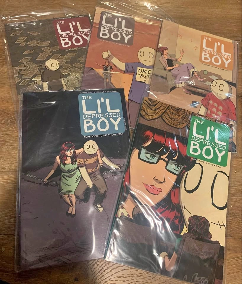 Lil Depressed Boy Comics Vol 1-5