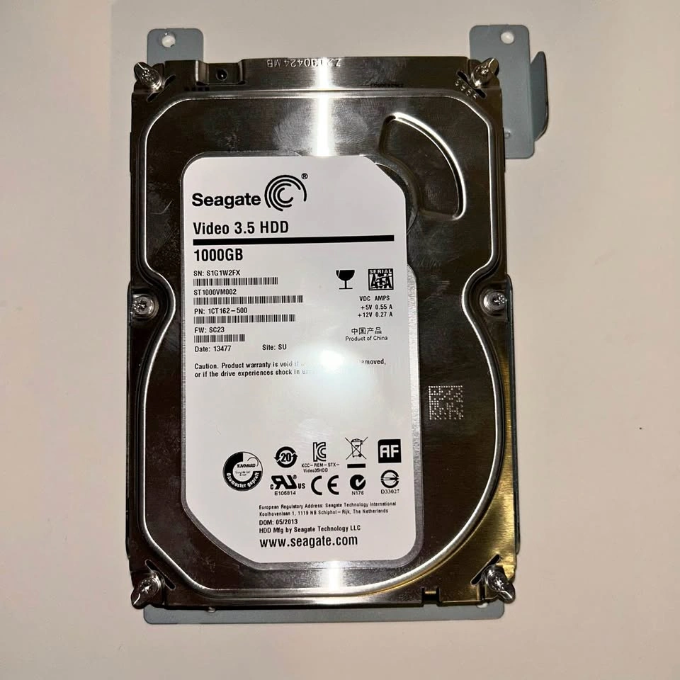 Seagate SATA 3.5 1TB HDD 5900RPM - 2 Available