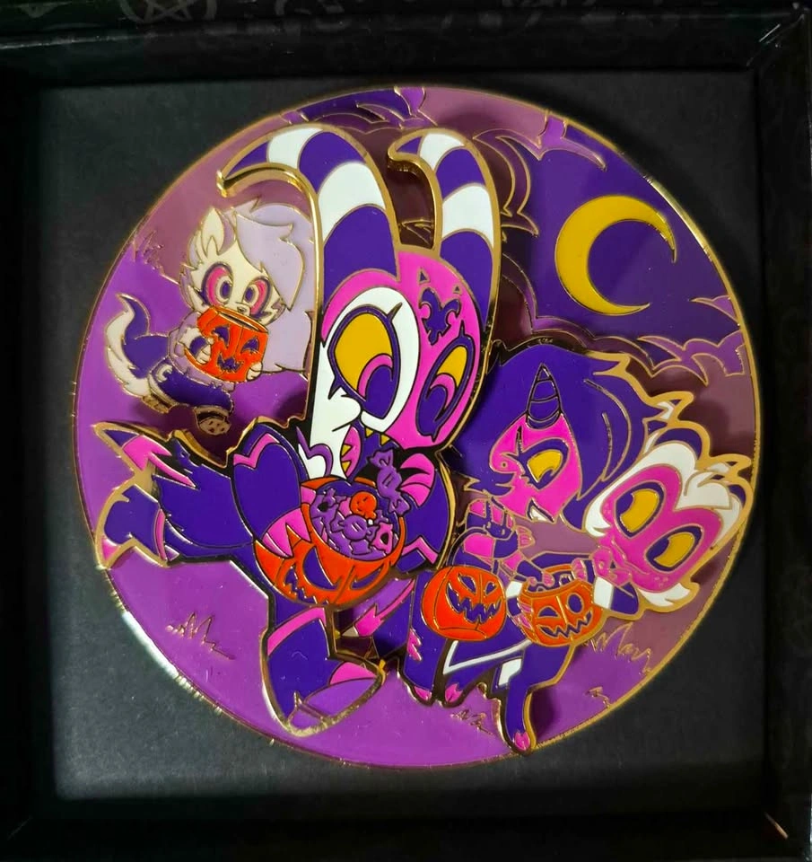 Limited Edition Helluva Boss Jumbo Enamel Pin - photo 2