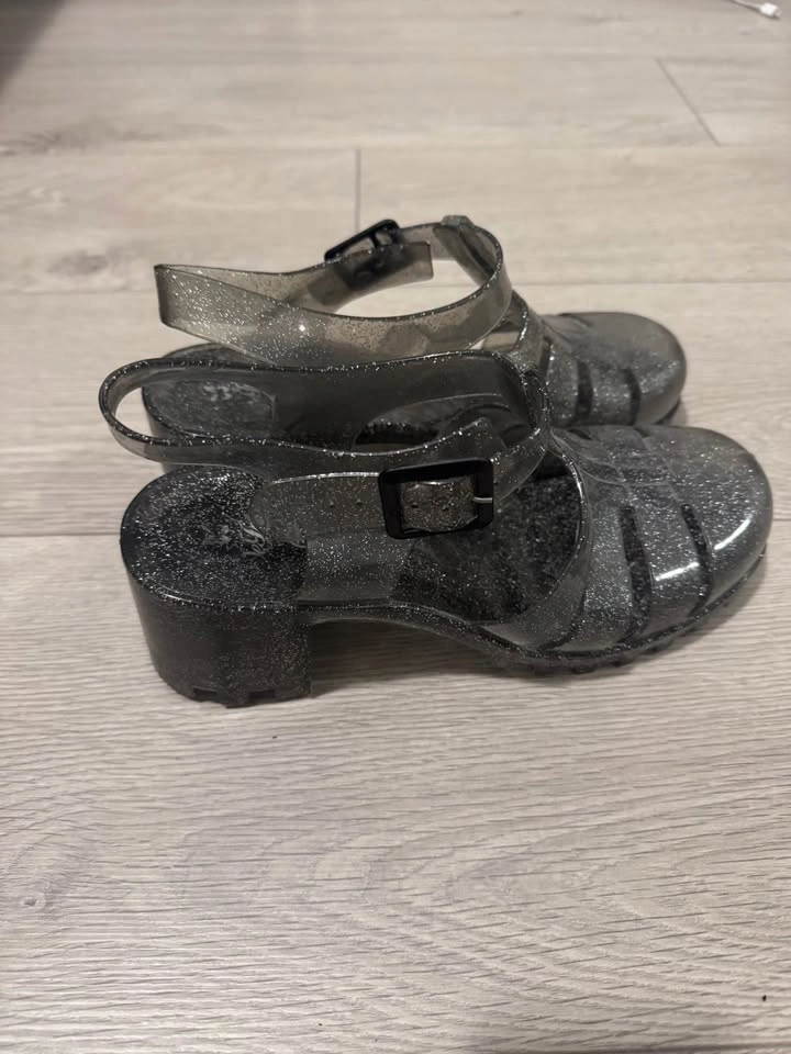 Glittery Jelly Sandals Size 39 - photo 2