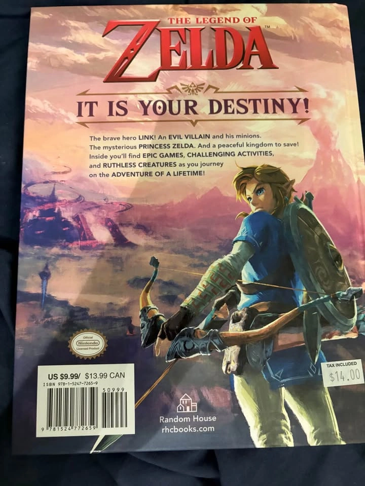 Nintendo Zelda Adventure Book. Games, Puzzles & More! - photo 2