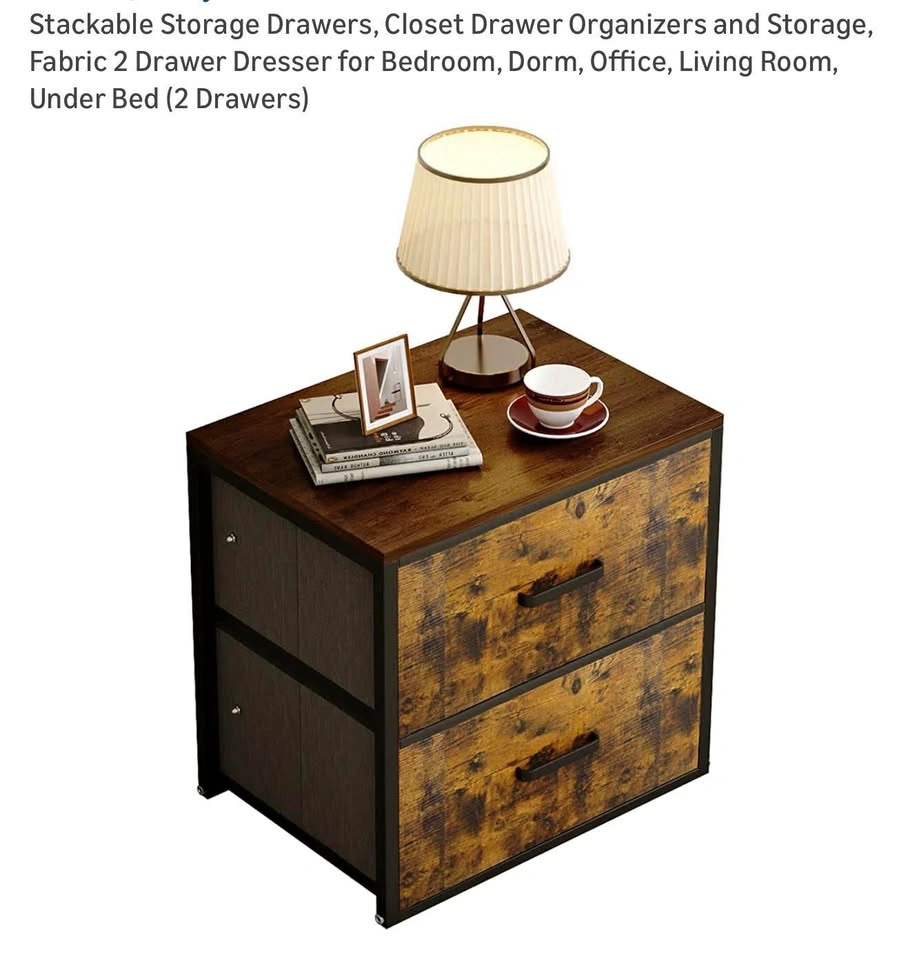 (New) Stackable Storage Drawers (2 Drawers)
