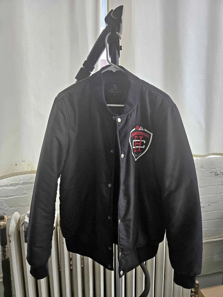 Men's Large Peace Collective Raptors/Coors Light Bomber Jacket