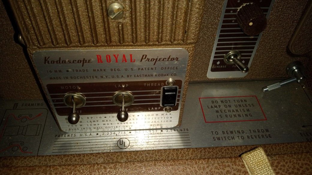 Kodak 1939 Projector Works - photo 2