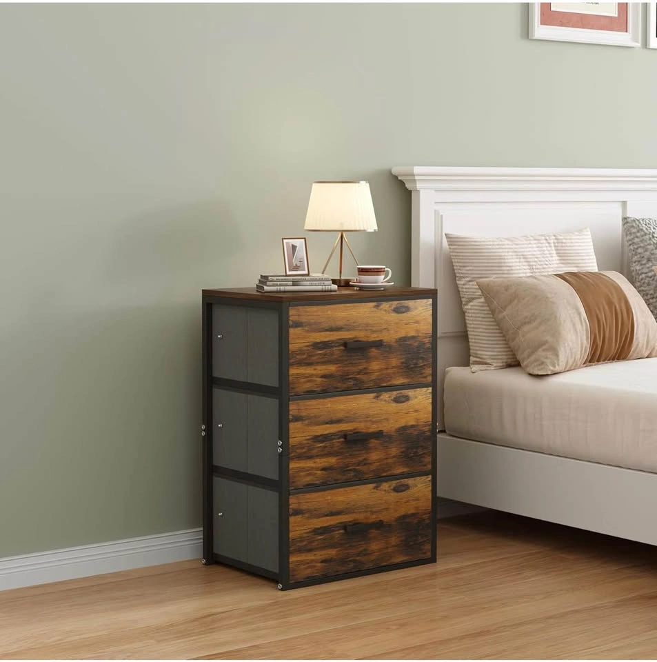 (New) Nightstand with 3 Drawers - photo 2