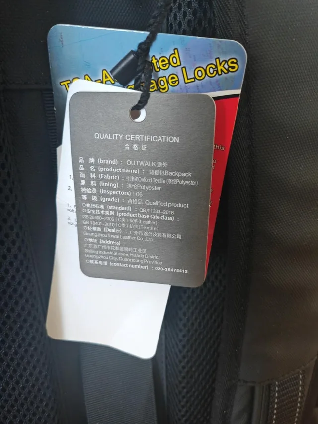 Brand New Outwalk Travel Backpack with TSA Lock & Compression - photo 3