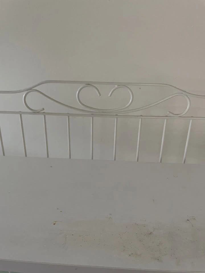 Metal display rack with wood shelves - photo 4