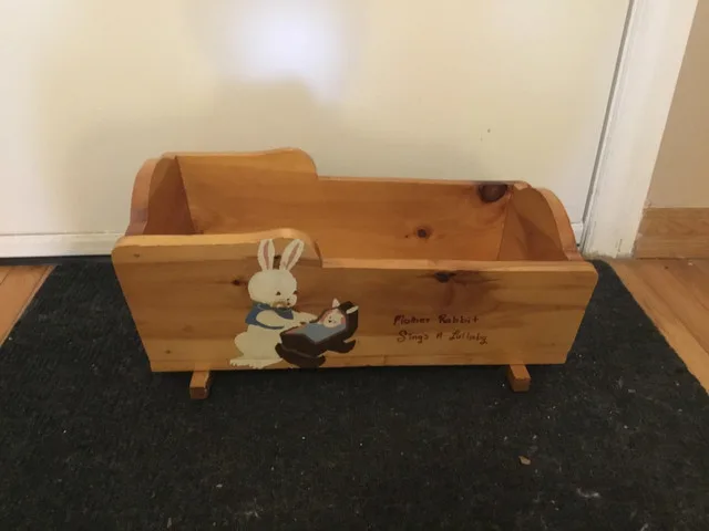Wood Doll Cradle thumbnail