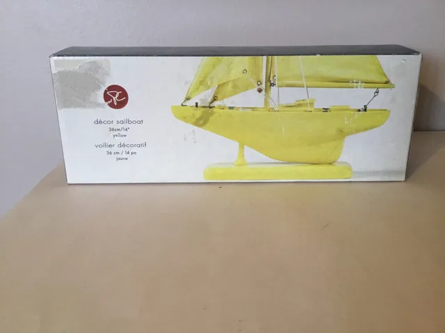 Presidents Choice Wood Model Sailboat thumbnail