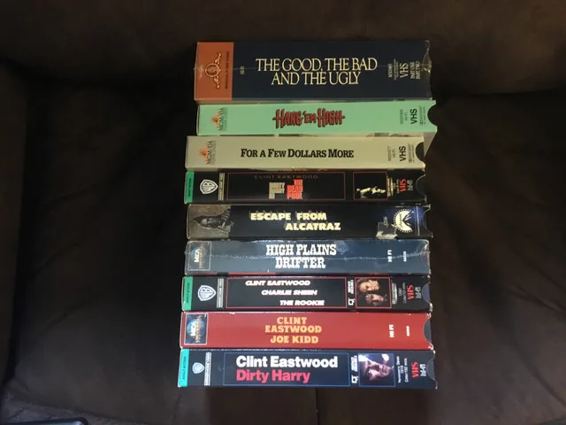 Clint Eastwood VHS Movies - $5 each thumbnail