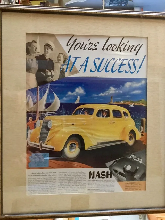 Nash Lafayette/Super Shell Magazine Advertisement 1937 thumbnail
