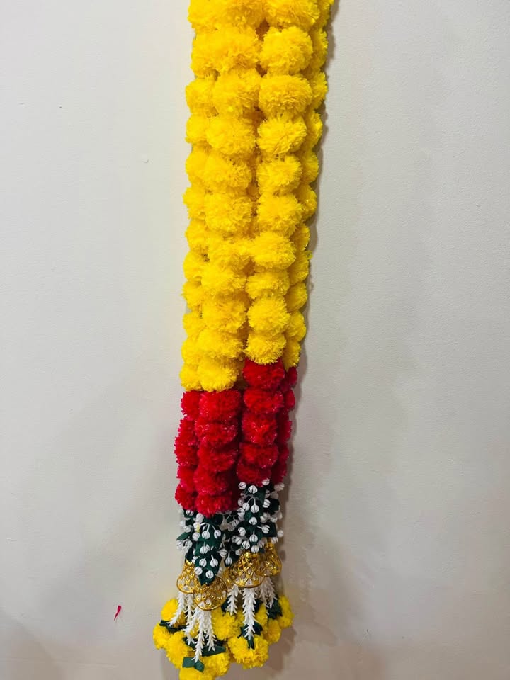 Marigold Garlands with Bell✨