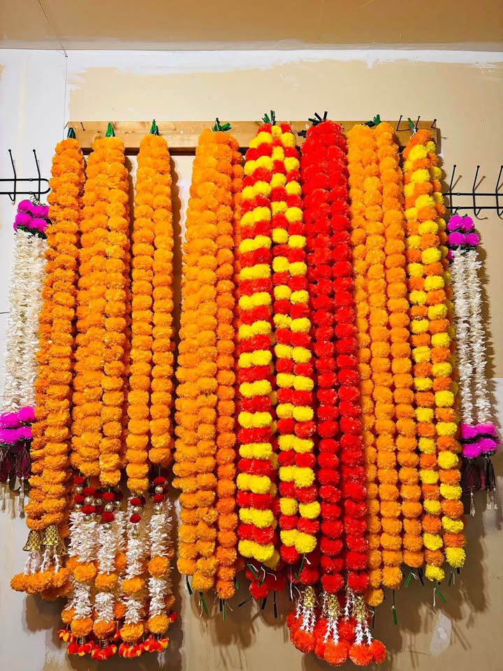 🌟 Premium Artificial Marigold Torans – Vibrant & Durable🌼