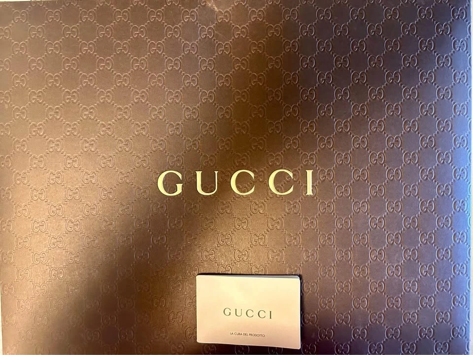 Gucci GG Canvas Handbag Olive Green Leather - photo 5