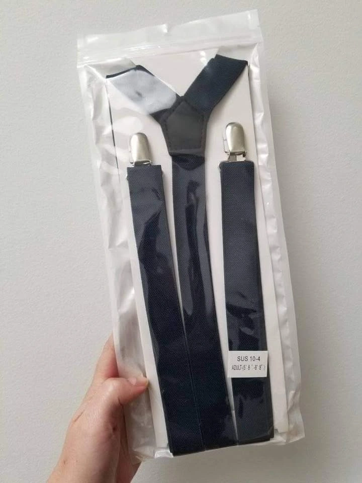New navy blue suspenders - 6 pairs - photo 2