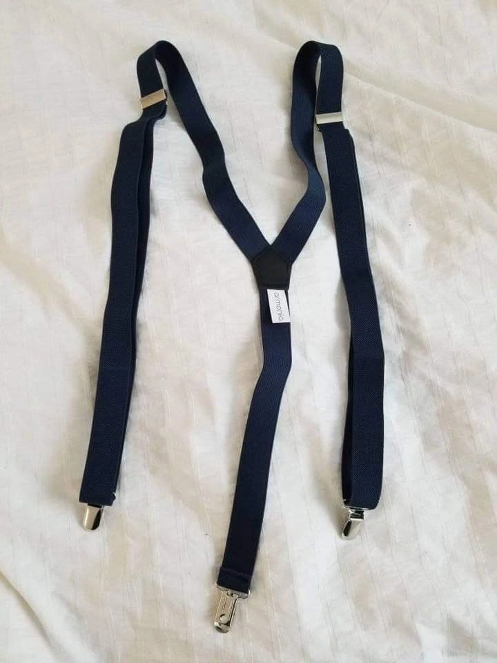 New navy blue suspenders - 6 pairs - photo 3