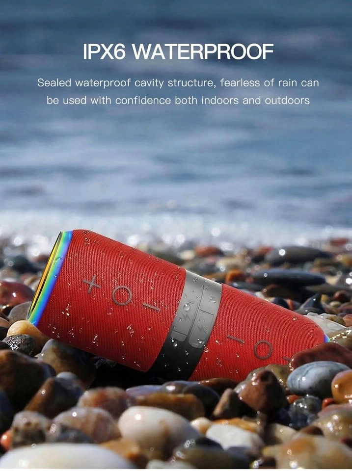2 in 1 Magnetic Splittable Portable Wireless Speaker (Red/Black) - photo 4