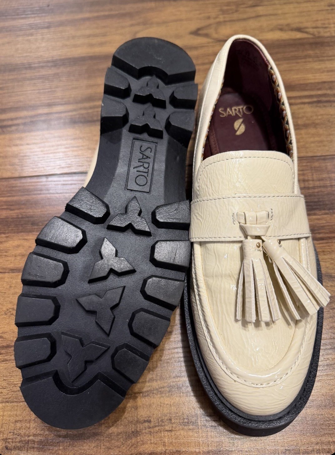 NEW Women’s Size 8.5 Leather Loafer Franco Sarto Balinna Tassel - photo 4