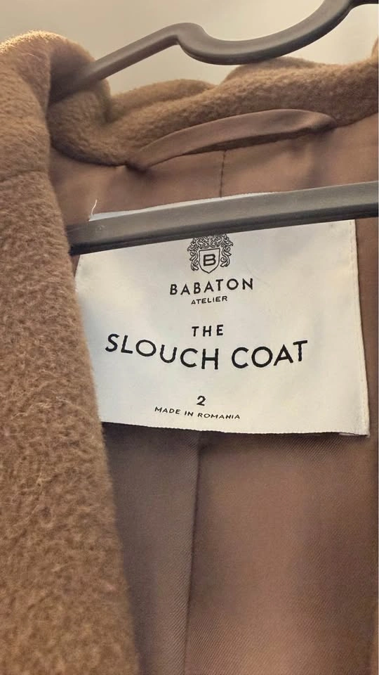 Babaton Aritzia Slouch Coat Size 2 - photo 3