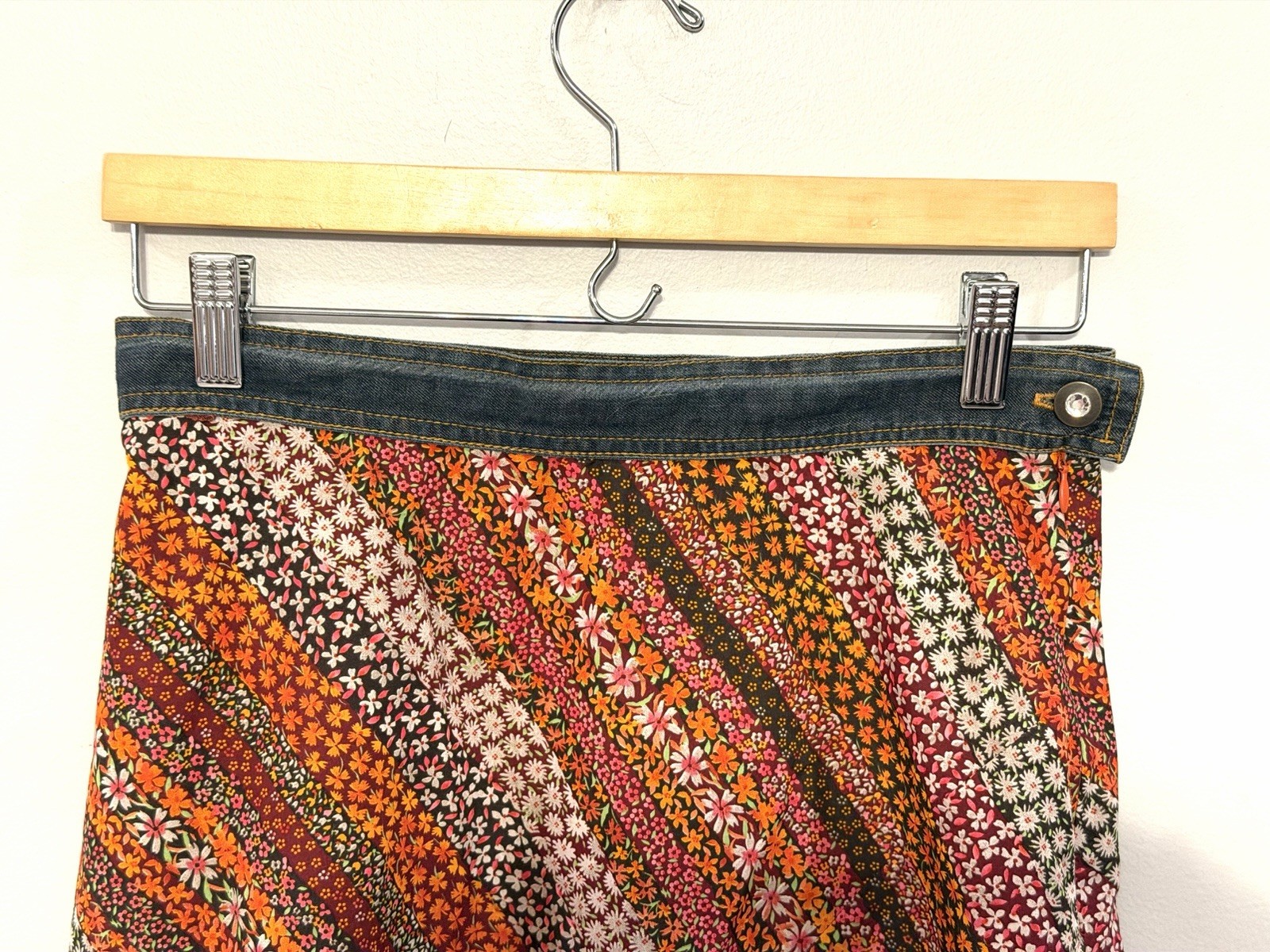 Beautiful Boho Kookai Multicolor Floral Maxi Skirt - 26" - Made - photo 2