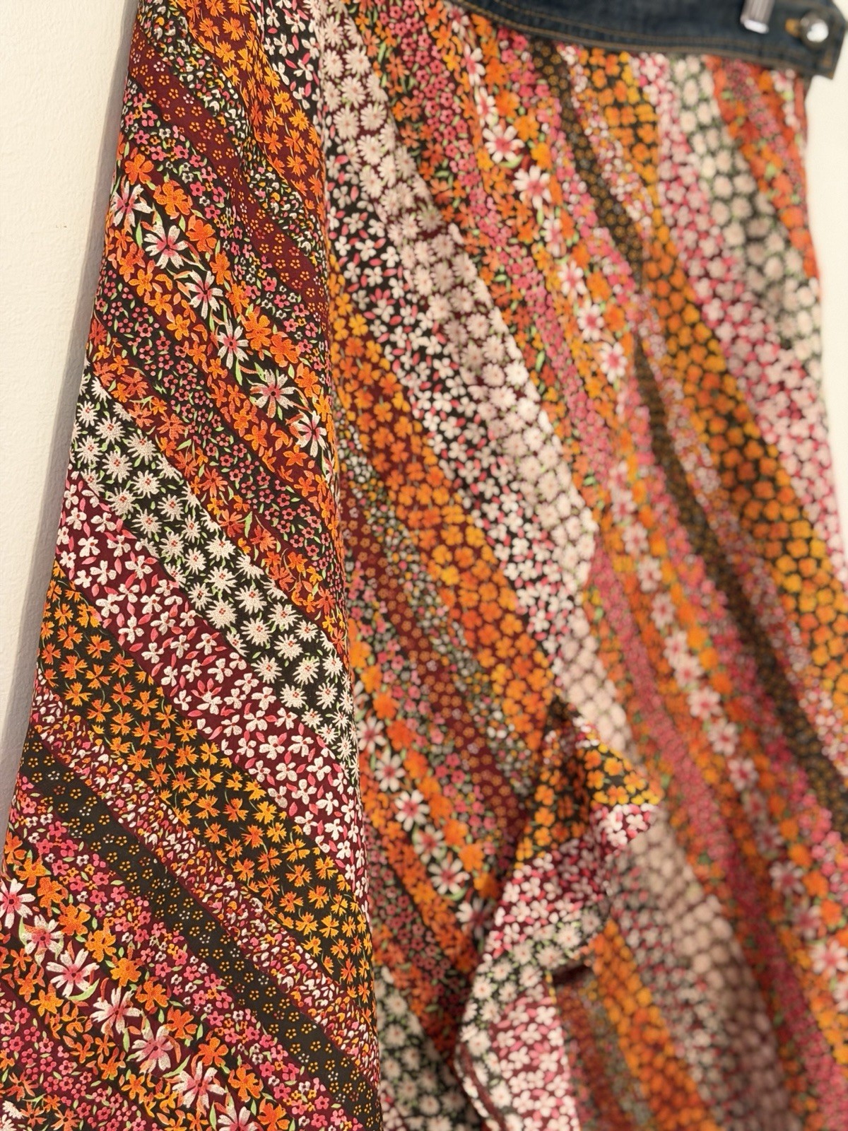 Beautiful Boho Kookai Multicolor Floral Maxi Skirt - 26" - Made - photo 5