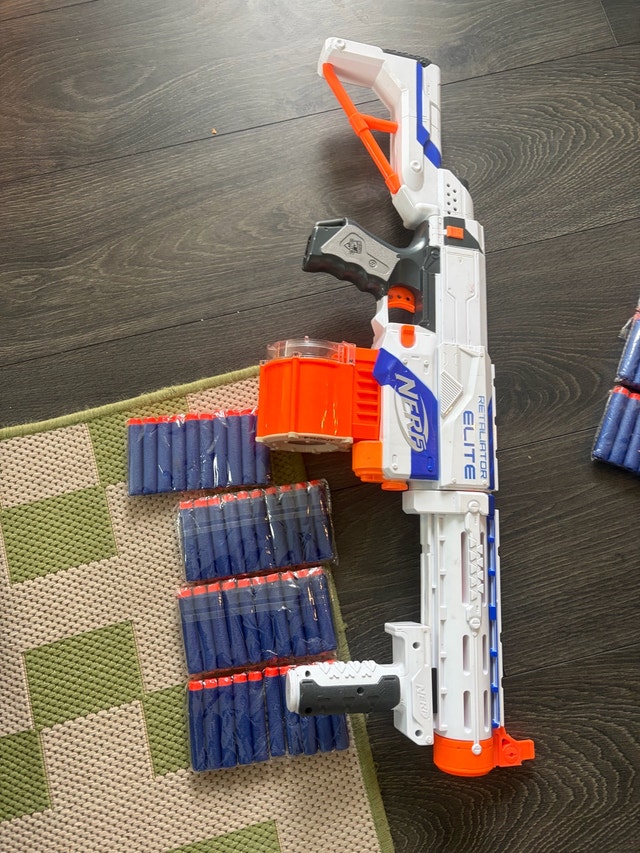Nerf Retaliator Elite White