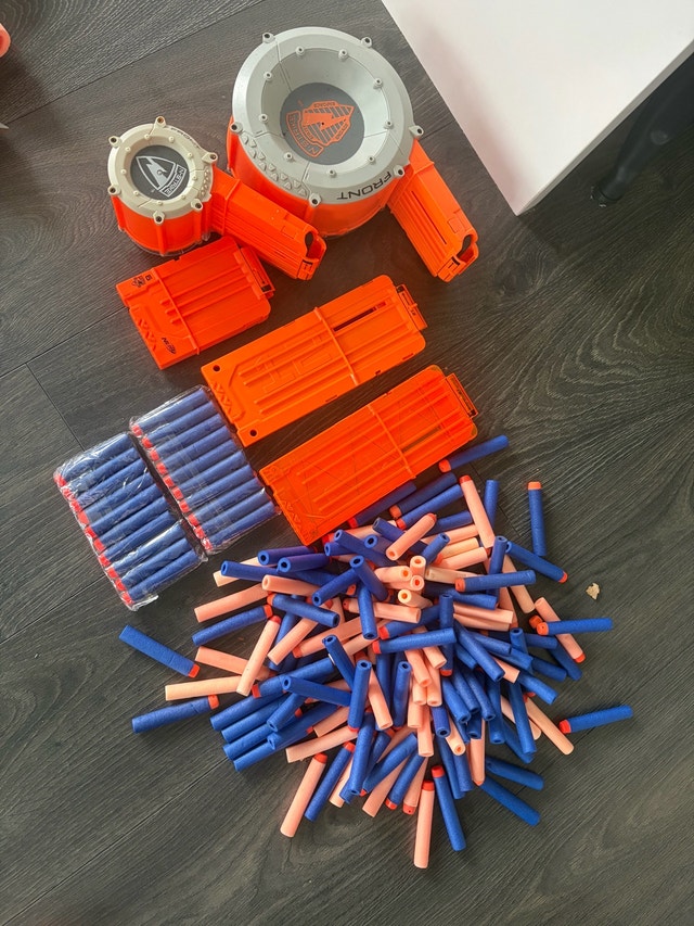 Nerf Darts and Cartridges