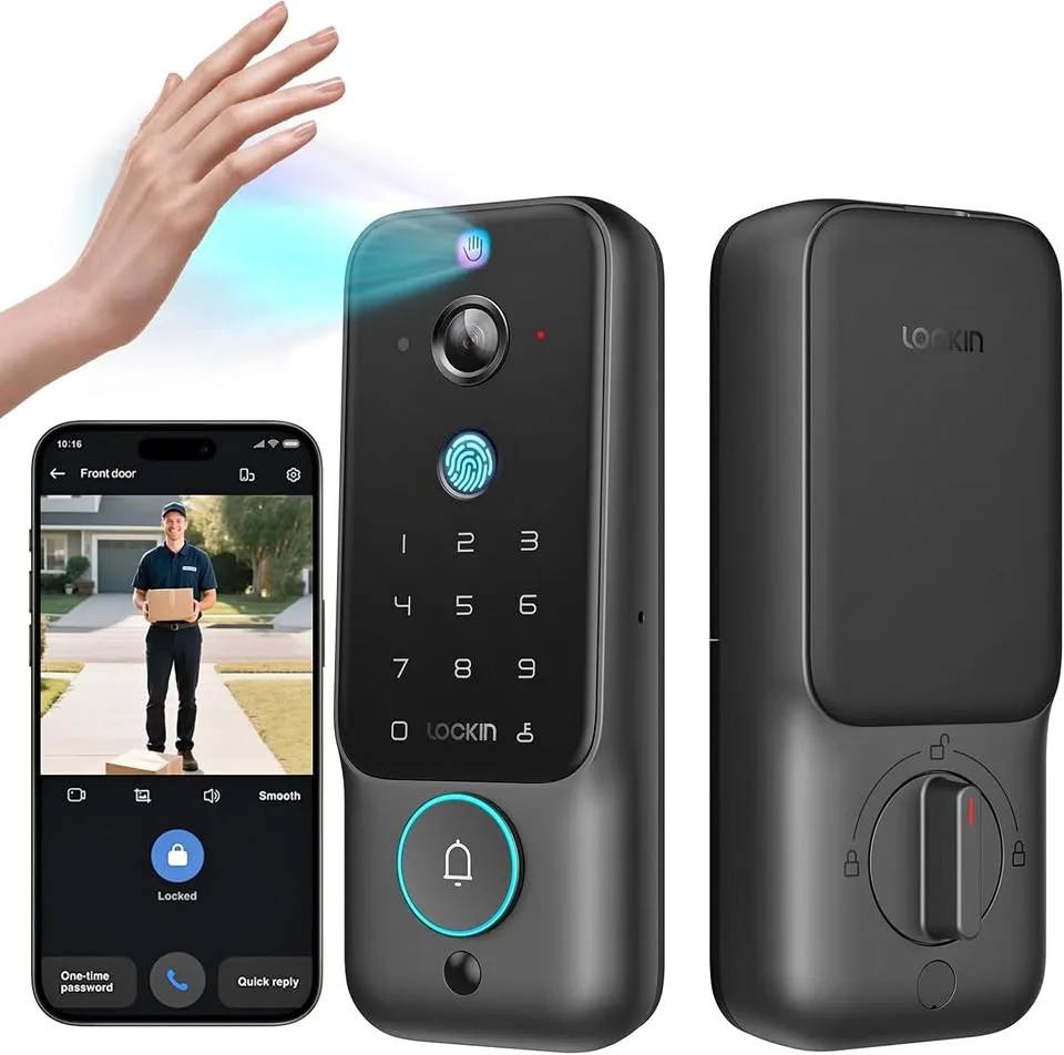 Lockin Veno Plus Smart Lock w/ 2K Camera - New thumbnail