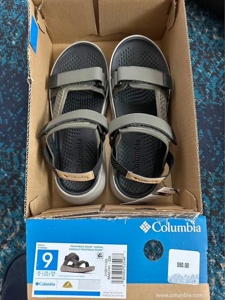 Men's Columbia Sandals - Brand New
