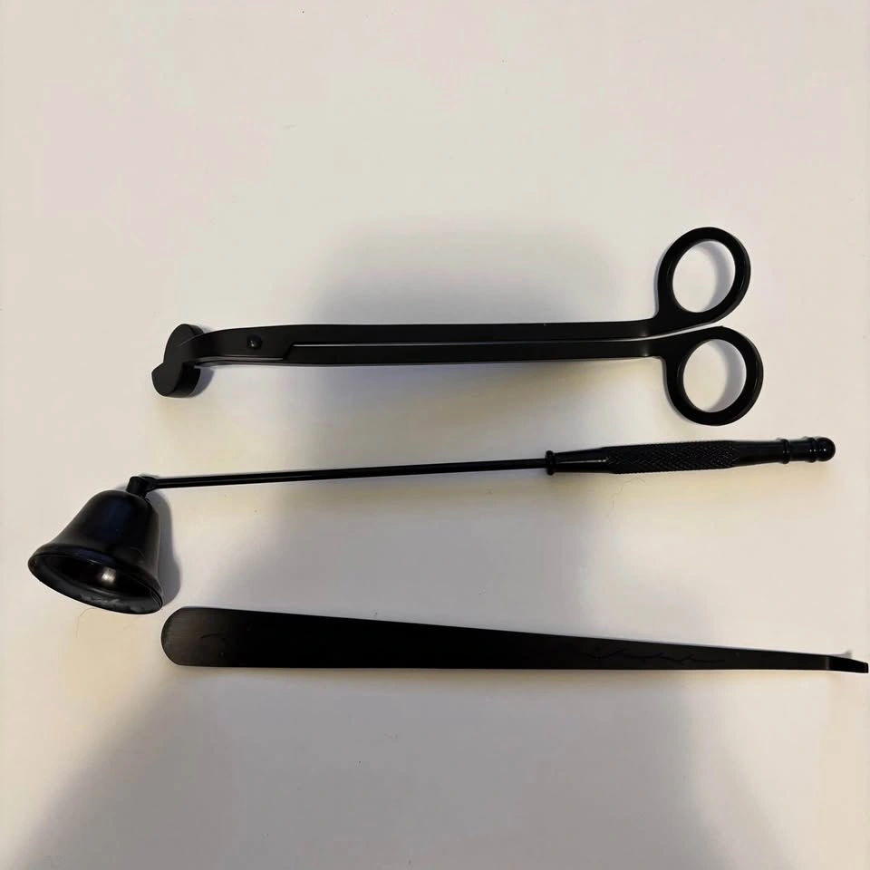 Black Candle Accessory Set