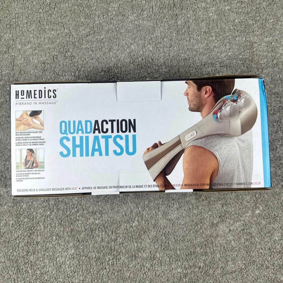 HoMedics QuadAction Shiatsu Neck Shoulder Massager with Heat - photo 4
