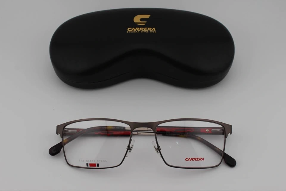 Carrera Men's Eyeglasses 8833-0R Dark Grey Stainless Steel - photo 2