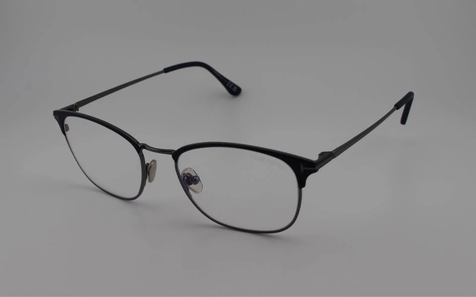 TOM FORD New Mens Eyeglasses FT5750-B 091 Matte Blue/Shiny Dark - photo 4