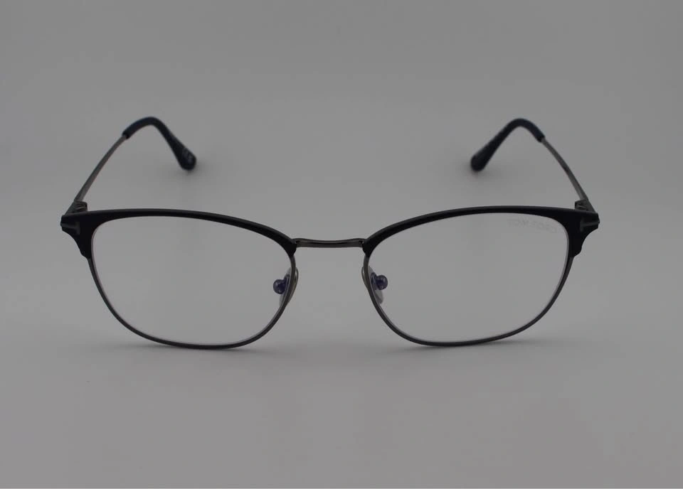 TOM FORD New Mens Eyeglasses FT5750-B 091 Matte Blue/Shiny Dark - photo 5
