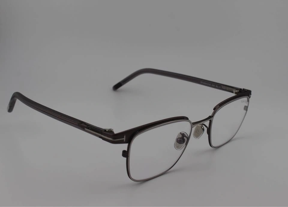 TOM FORD Men's Eyeglasses Shiny Gunmetal FT5854-D-B008 49mm - photo 3
