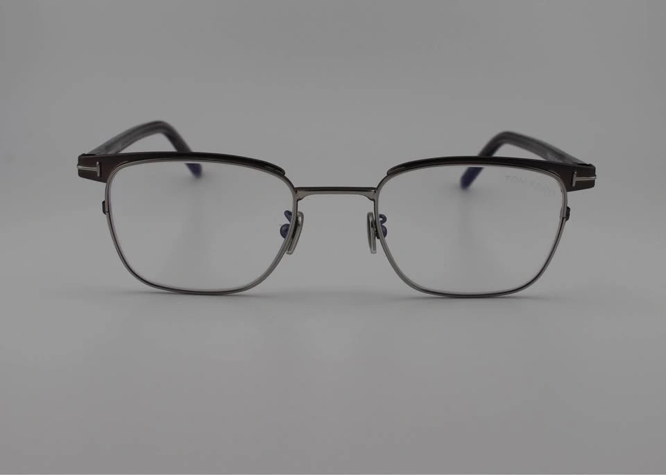 TOM FORD Men's Eyeglasses Shiny Gunmetal FT5854-D-B008 49mm - photo 4