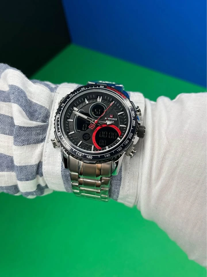 Men's Naviforce Watch with LED Display (New) - photo 2