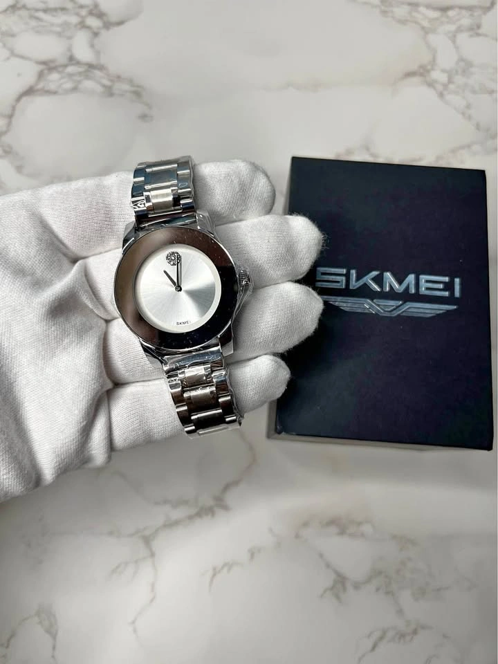 Unisex Watch Skmei Silver-Tone (New)