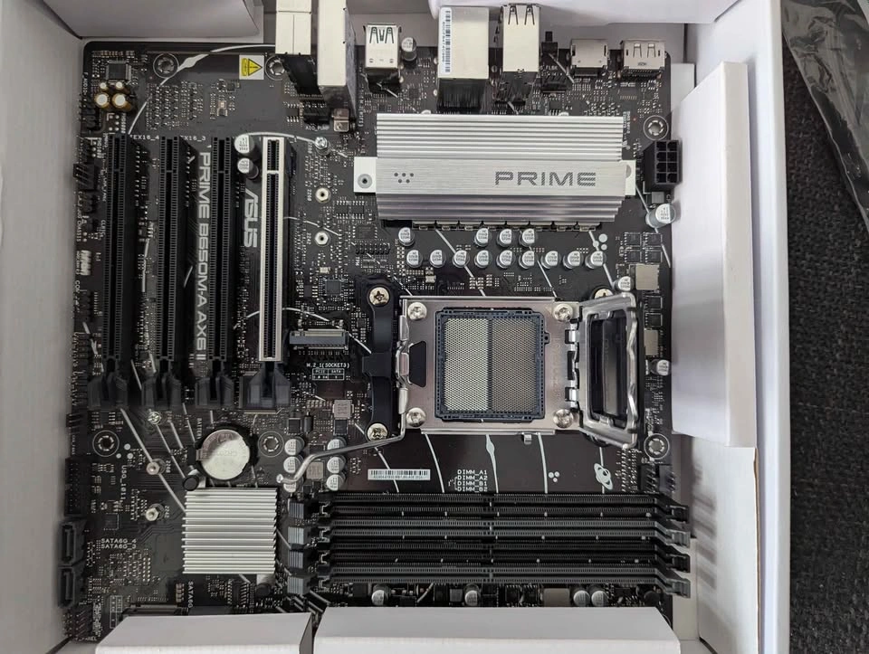 ASUS Prime B650M-A AX II WiFi 6 mATX Motherboard - photo 3
