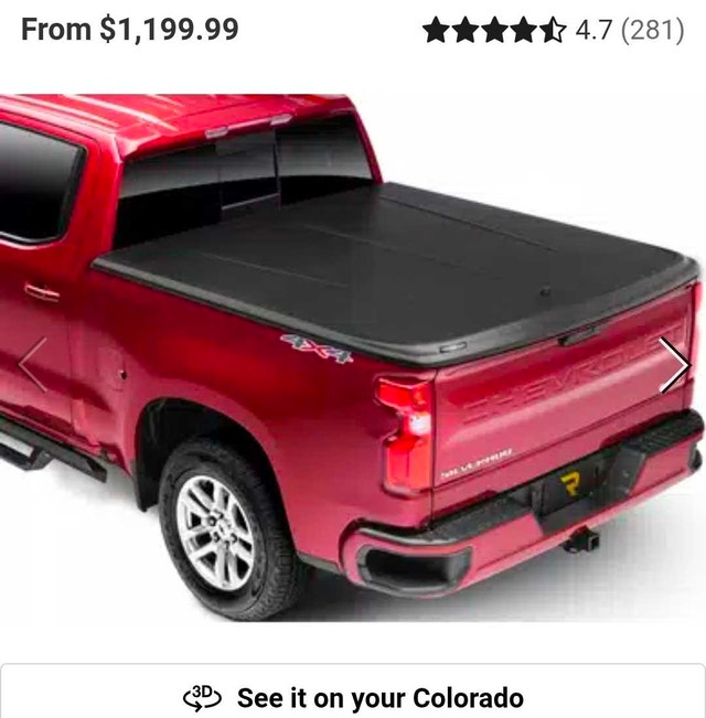 Hard Box Cover 2004-2014 Colorado Canyon
