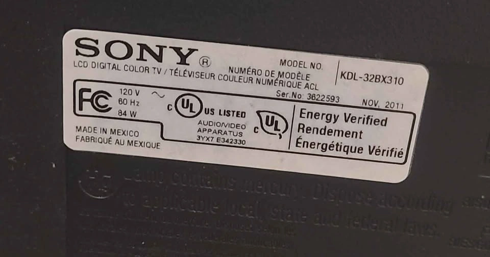 Sony Bravia KDL-32BX310 32" LCD TV - photo 2
