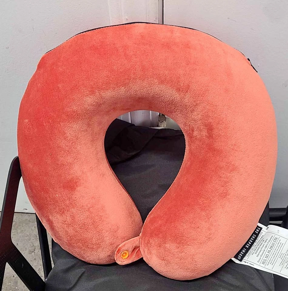 Memory foam neck pillow