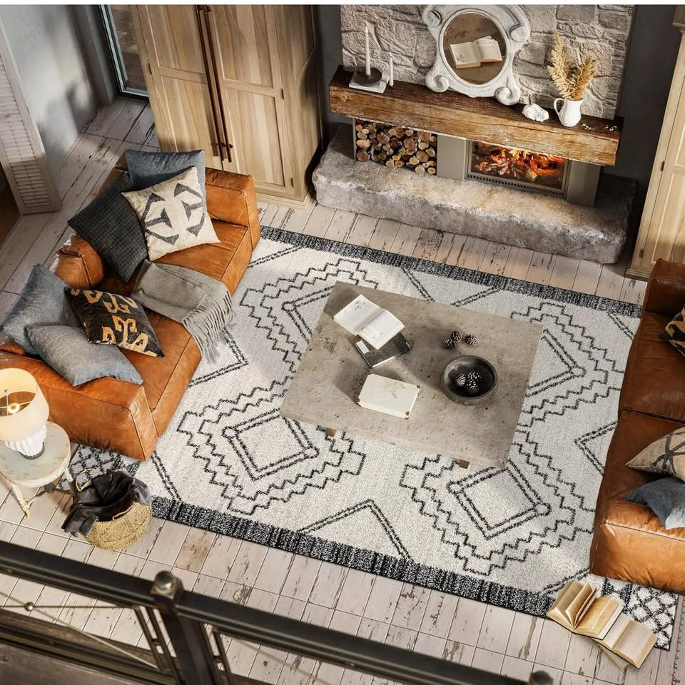 JONATHAN Y Bohemian Area Rug 5'5"x7'7" - Easy Clean - photo 4