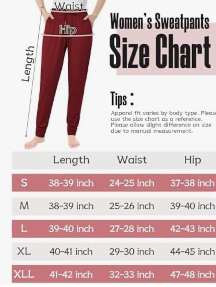 Women's Joggers with Pockets (6 Pieces) - Size M - photo 3