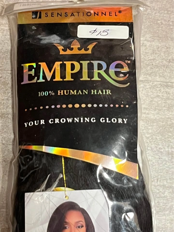 NEW Sensationnel Empire Human Hair Yaki 10" S1B/30 - photo 2