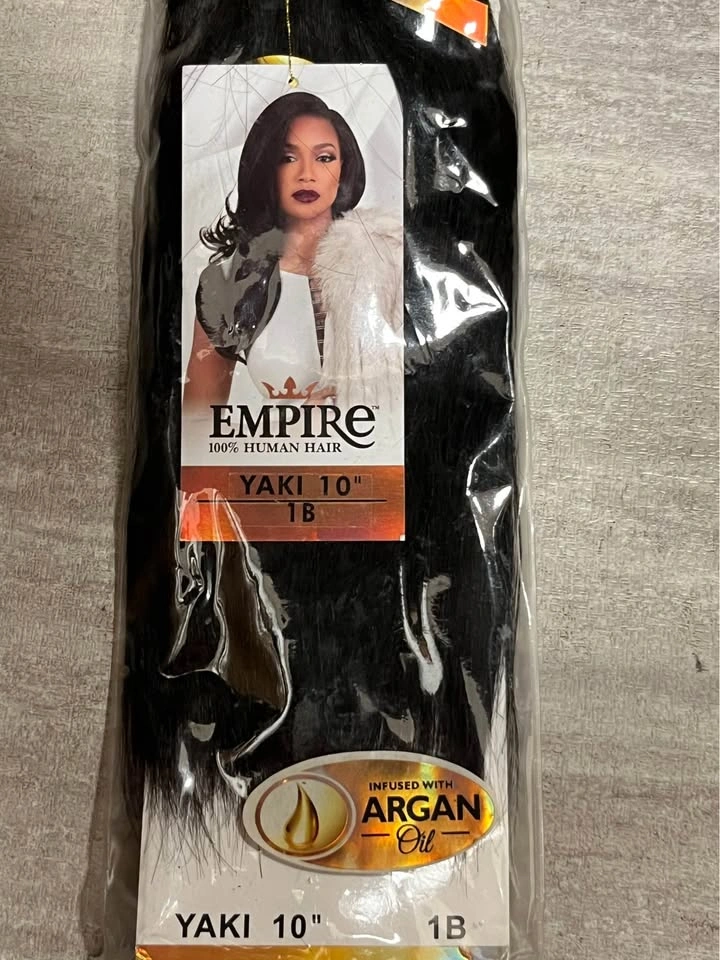 NEW Sensationnel Empire Human Hair Yaki 10" S1B/30 - photo 3