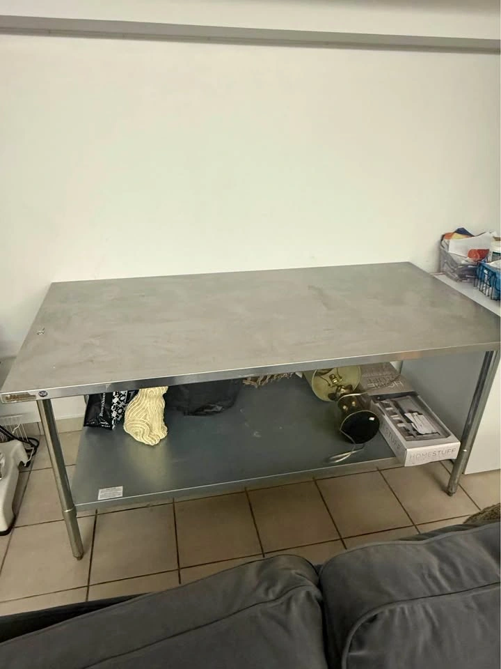 Omega NSF Stainless Steel Work Table 6 ft