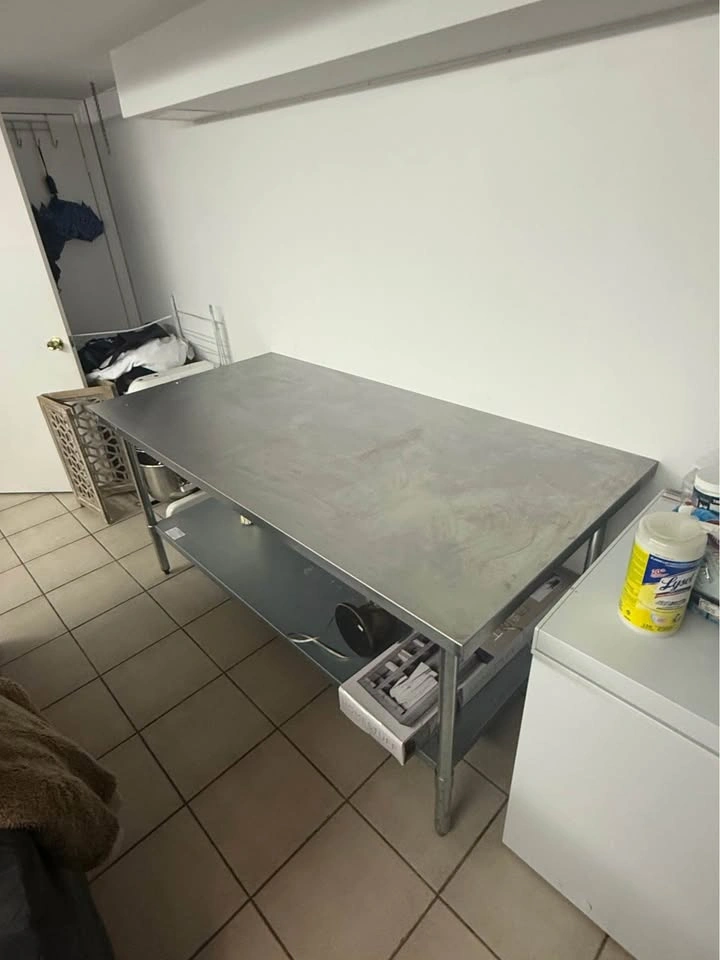 Omega NSF Stainless Steel Work Table 6 ft - photo 2
