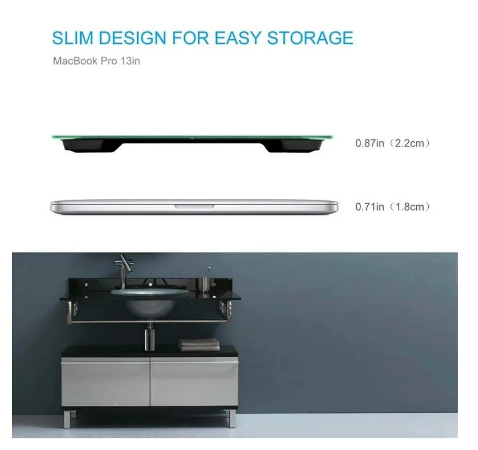 Etekcity Digital Scale For Body Weight, 400 lbs, Body Tape Measu - photo 4