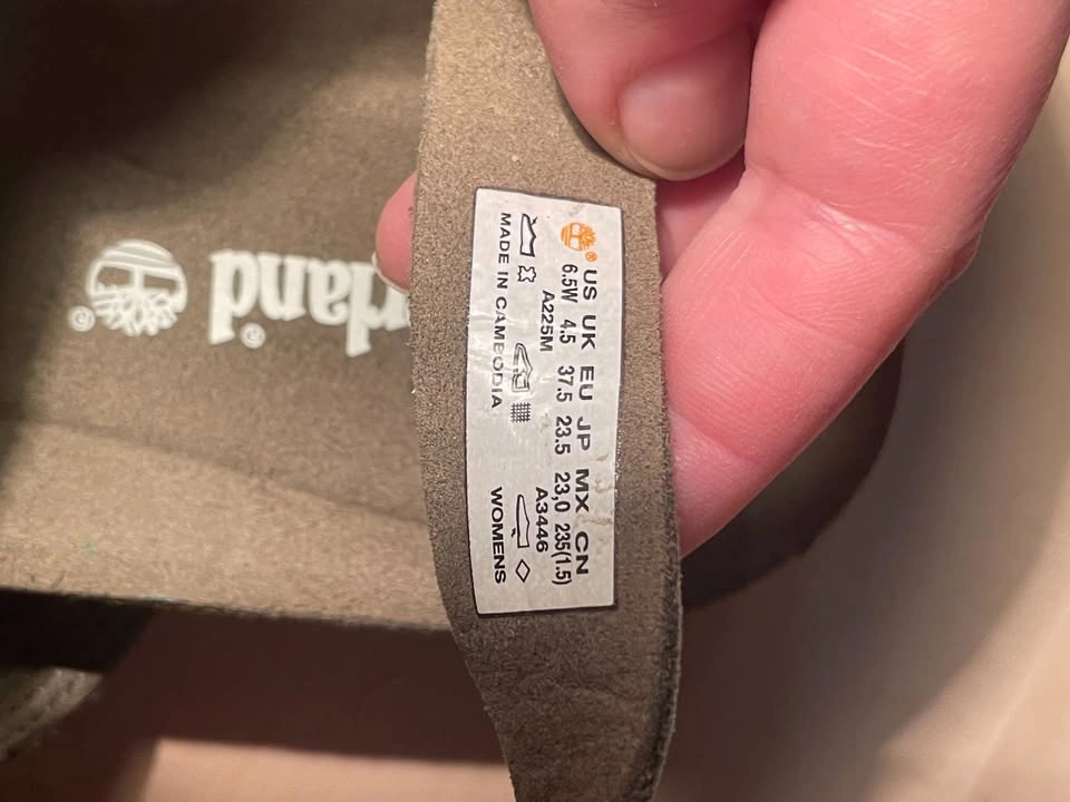 Timberland Thong Ankle-Strap Sandals - Green/Olive Nubuck, US 6. - photo 3